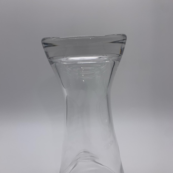 Hand Blown Vtg.Crystal Glass Martini Cocktail Juice Pitcher With Stirrer 24 Oz - Picture 11 of 16